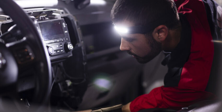 Professional mechanic providing car repair service at Whistler's Auto